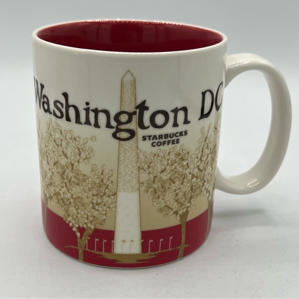 2010 Starbucks Coffee Washington DC Collector Series‎ 16 oz Tea Cup Mug EUC Icon